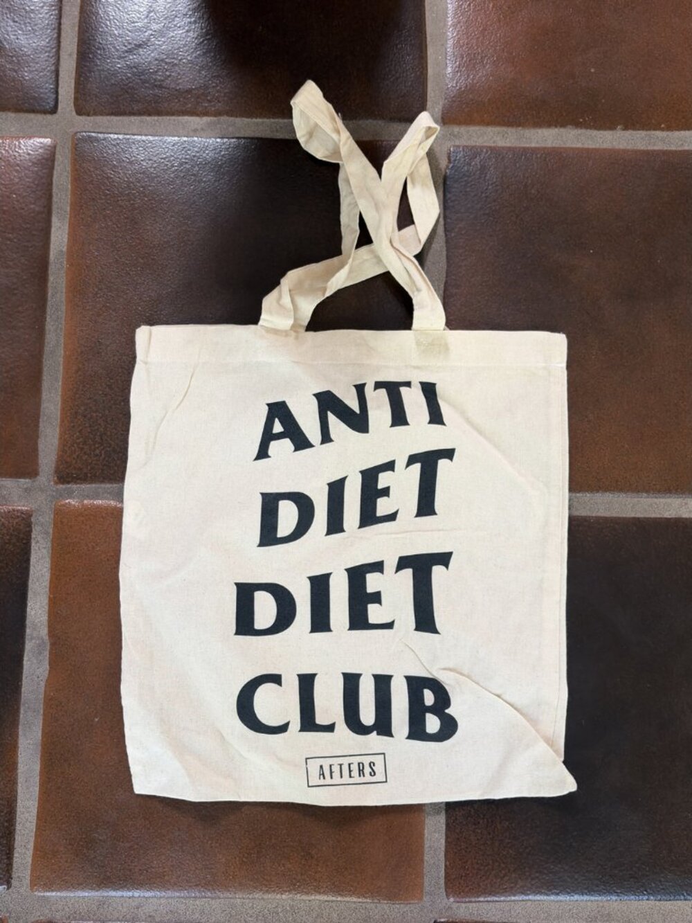 AFTERS Ice Cream Anti Diet Diet Club Canvas Tote